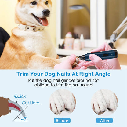 Quiet Cordless Dog Nail Grinder
