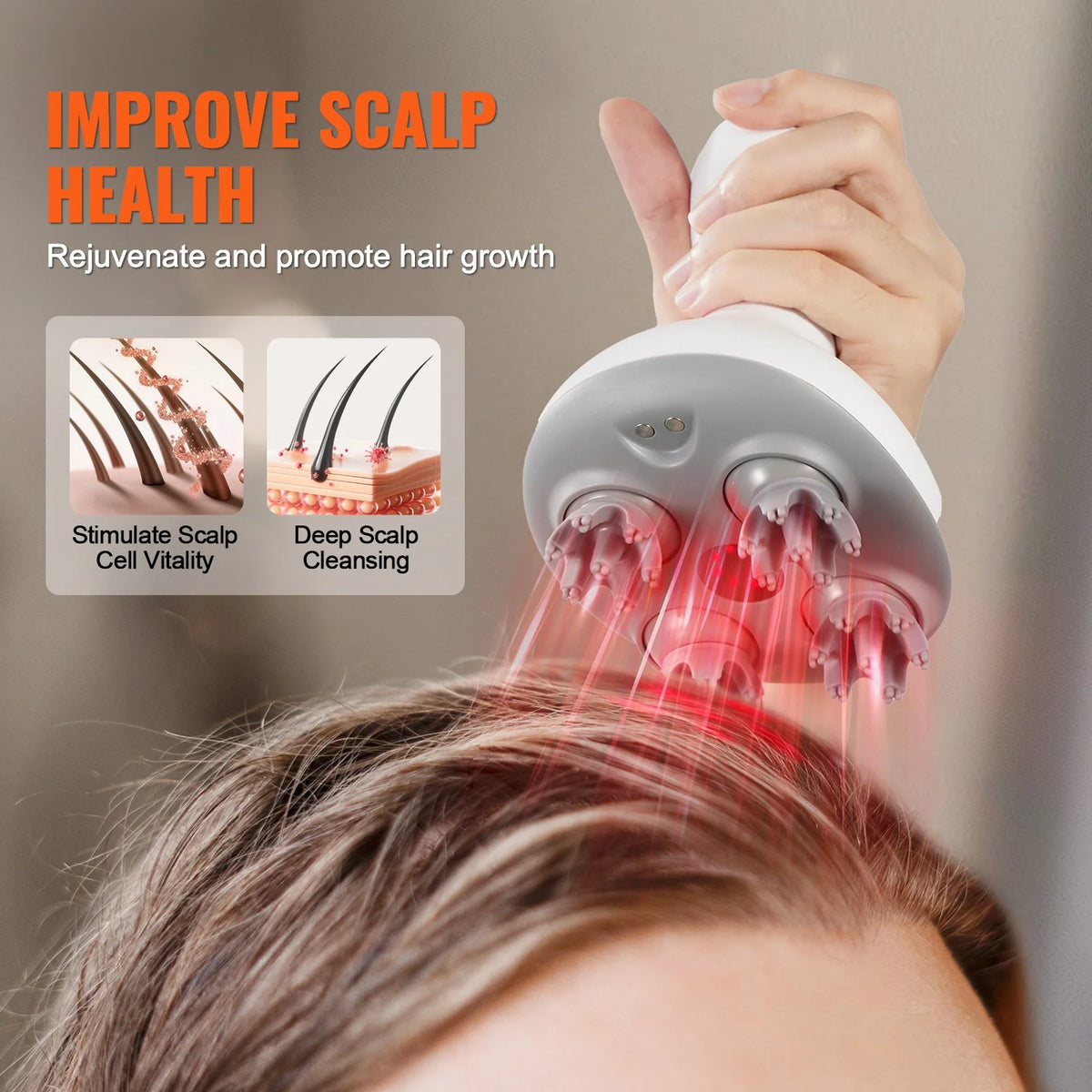 Waterproof Electric Scalp Massager